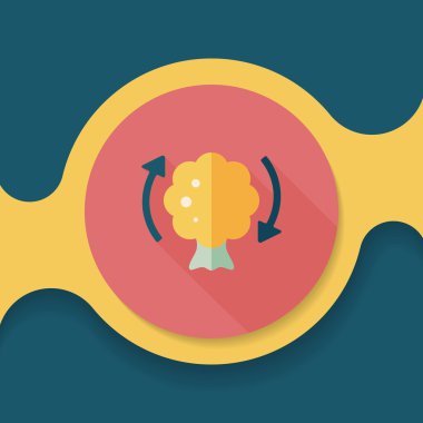 Uzun Gölge, eps1 ile çevre koruma kavramı düz simgesi