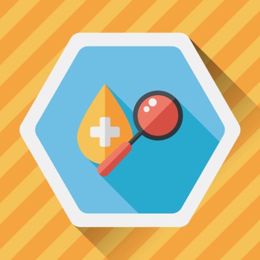 Uzun Gölge, eps10 ile kan düz simgesini bulun