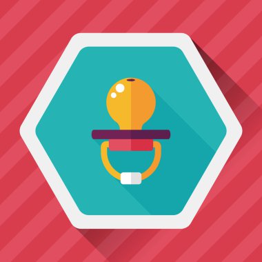 Uzun Gölge, eps 10 bebeğin kukla düz simgesiyle