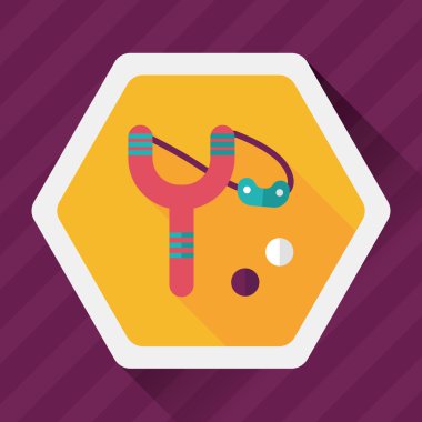 Uzun Gölge, eps10 sapan düz simgesi