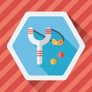 Uzun Gölge, eps10 sapan düz simgesi