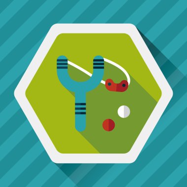 Uzun Gölge, eps10 sapan düz simgesi