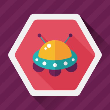 Uzun Gölge, eps10 alanı düz simgesiyle