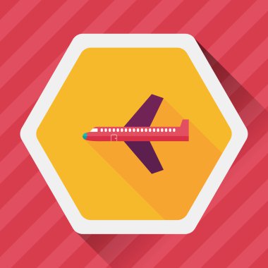 Uzun Gölge, eps10 ile uçak düz simgesi