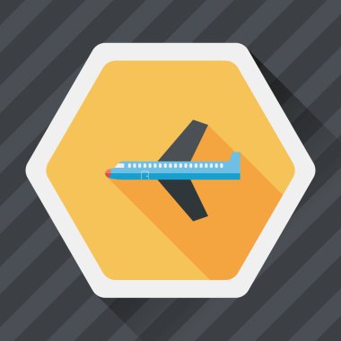 Uzun Gölge, eps10 ile uçak düz simgesi