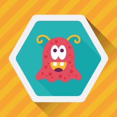 Uzun Gölge, eps10 alanı yabancı düz simgesiyle