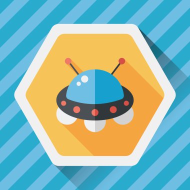 Uzun Gölge, eps10 alanı düz simgesiyle