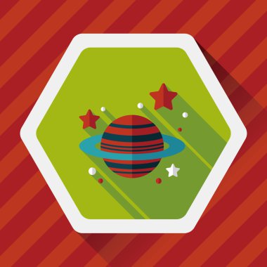 Çin yeni yılı uzun gölge, eps10 düz simgesiyle