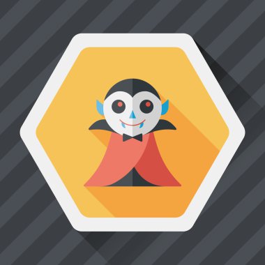 Çin yeni yılı uzun gölge, eps10 düz simgesiyle