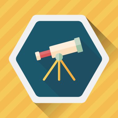 Çin yeni yılı uzun gölge, eps10 düz simgesiyle