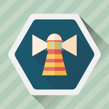 Çin yeni yılı uzun gölge, eps10 düz simgesiyle