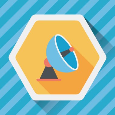 Çin yeni yılı uzun gölge, eps10 düz simgesiyle