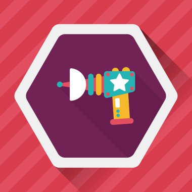 Çin yeni yılı uzun gölge, eps10 düz simgesiyle