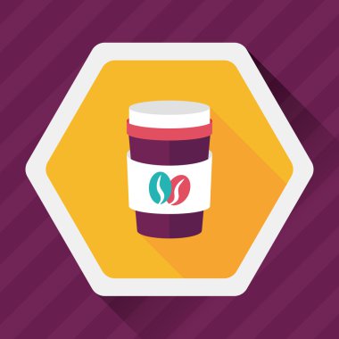 Çin yeni yılı uzun gölge, eps10 düz simgesiyle