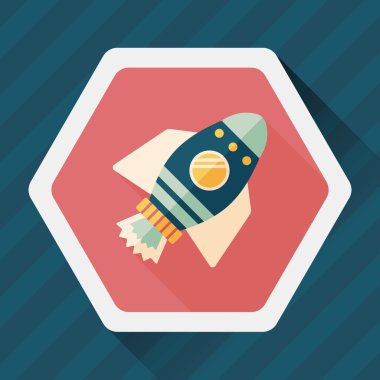 Çin yeni yılı uzun gölge, eps10 düz simgesiyle