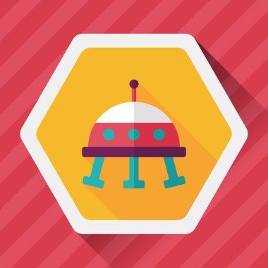 Çin yeni yılı uzun gölge, eps10 düz simgesiyle