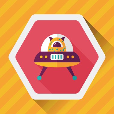 Uzun Gölge, eps10 alanı düz simgesiyle