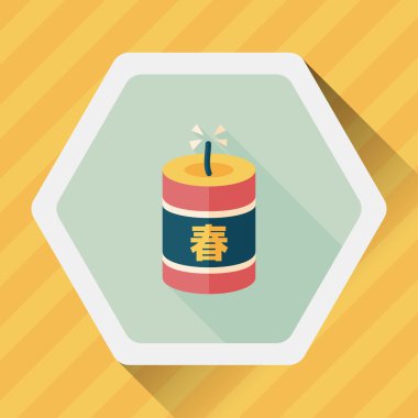 Çin yeni yılı düz simgesi, eps10, Çince festival couplets zekâ