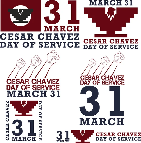 Cesar Chavez ημέρα — Διανυσματικό Αρχείο