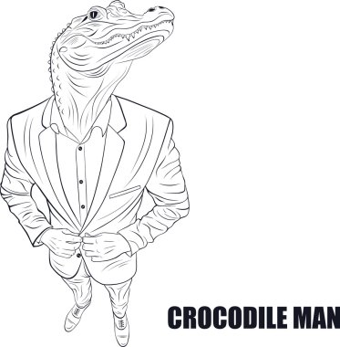 çizgi film karakteri timsah