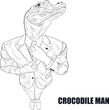 çizgi film karakteri timsah