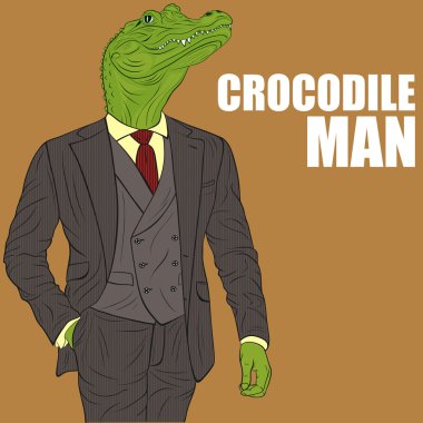 çizgi film karakteri timsah