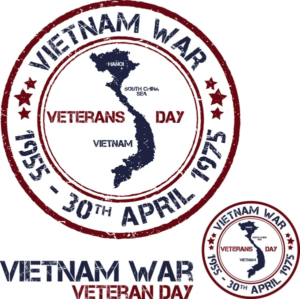 ベトナム戦争。英霊記念日 — ストックベクタ