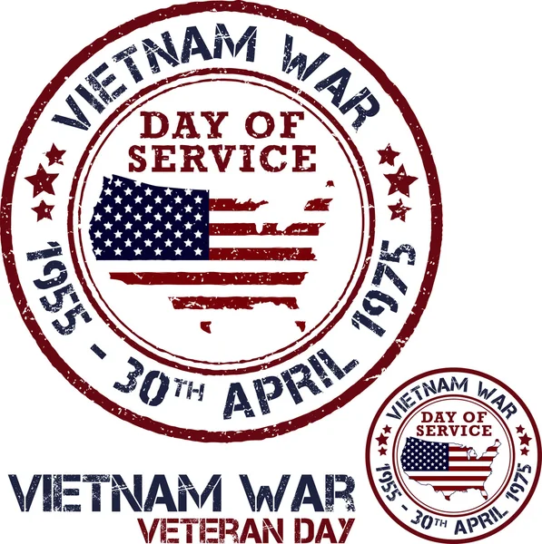 Vietnam war. Remembrance day — Stock Vector