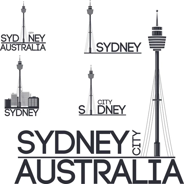 Sydney city sada — Stockový vektor