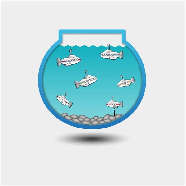 Aquarium — Stock Vector