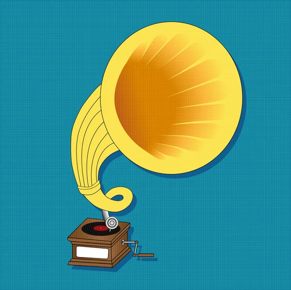 Грамофон — стоковий вектор