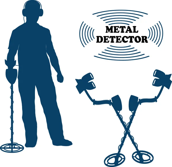 Metalen sensor — Stockvector