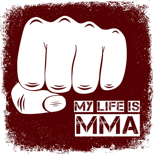 Firmar MMA — Vector de stock