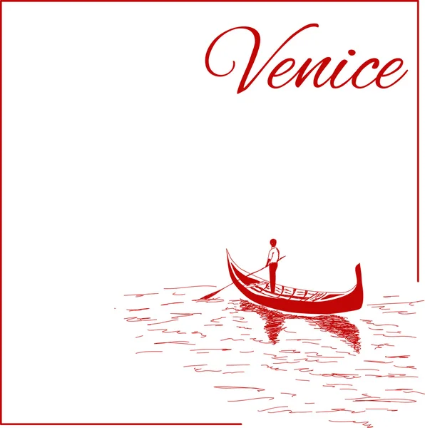 Δρόμους στη Βενετία — Διανυσματικό Αρχείο