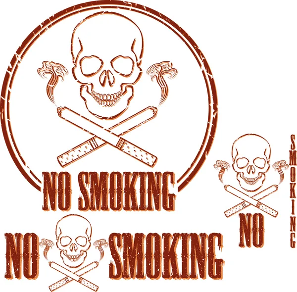 Arrêtez de fumer, concept d'idée . — Image vectorielle