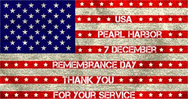 Pearl Harbor. Remembrance day clipart