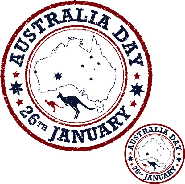 Плакат Дня Австралии — стоковый вектор