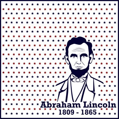 siluet Abraham Lincoln
