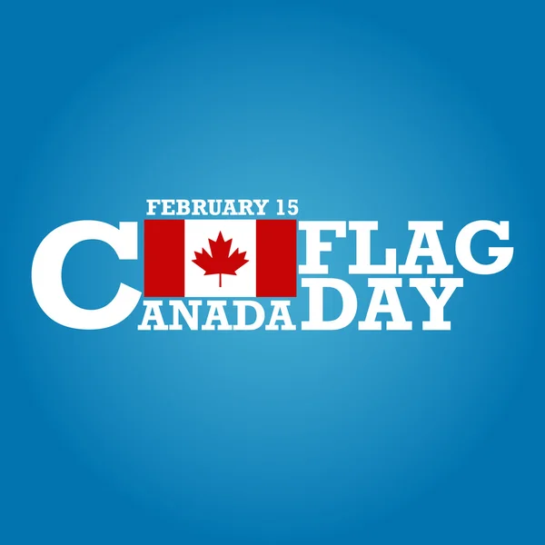 Canada flagga Day — Stock vektor