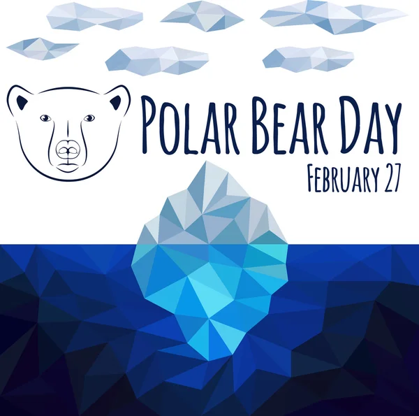 Polar Bear Day — Stockvector