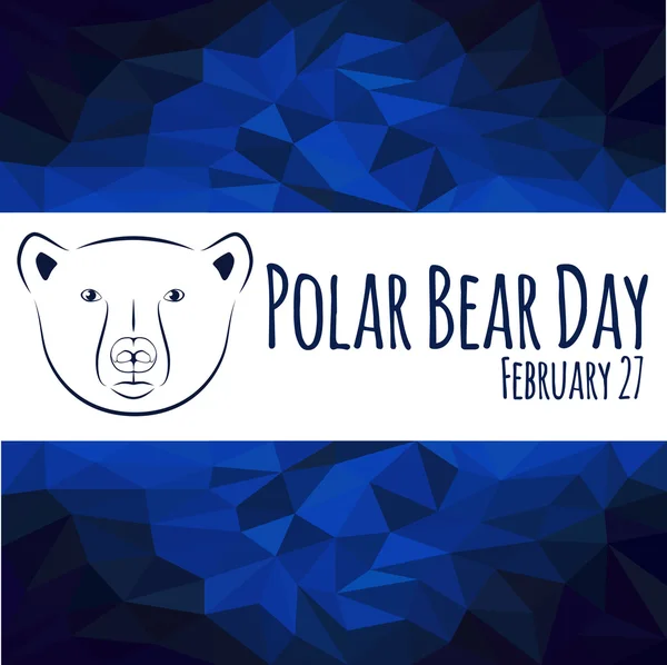 Polar Bear Day — Stockvector