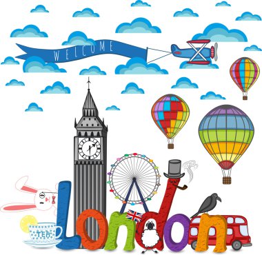 Şehir Londra kompozisyon