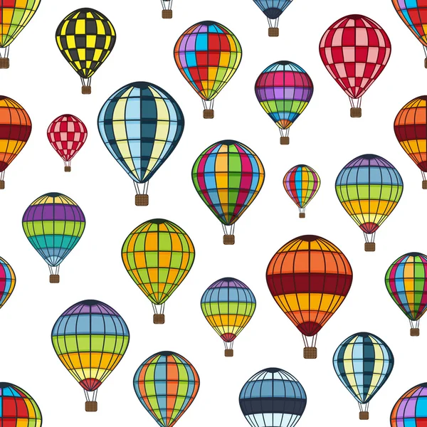 Air balloon pattern — Stock Vector