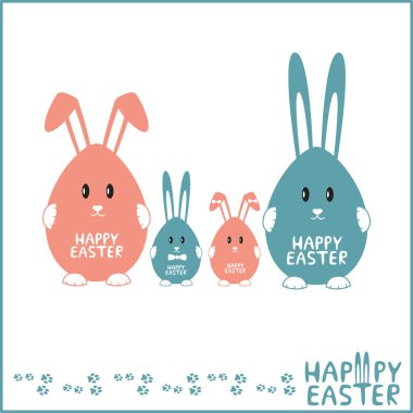 Mutlu Paskalya tebrik kartları.