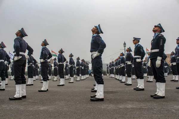 India Gate New Delhi Indie Styczeń 2020 Żołnierze Armii Indyjskiej — Zdjęcie stockowe