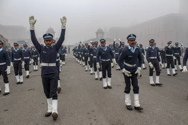 India Gate New Delhi Indie Styczeń 2020 Żołnierze Armii Indyjskiej — Zdjęcie stockowe