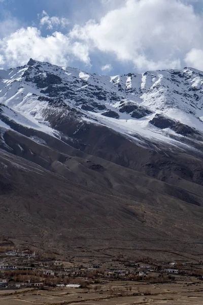 Hermoso Paisaje Nubra Valle Ladakh Capturado Con Dron Vista Aérea —  Fotos de Stock