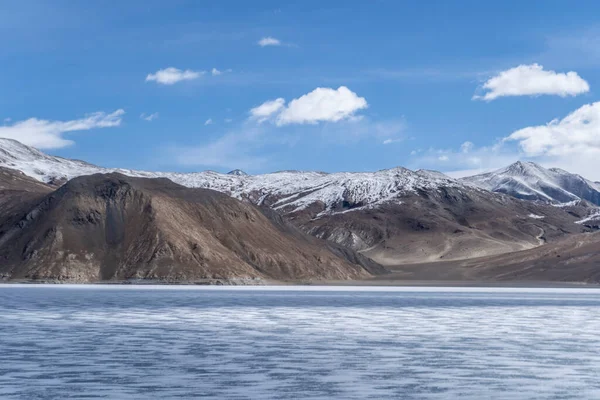 Lago Pangong Ladakh Norte India Pangong Tso Lago Endorreico Himalaya —  Fotos de Stock