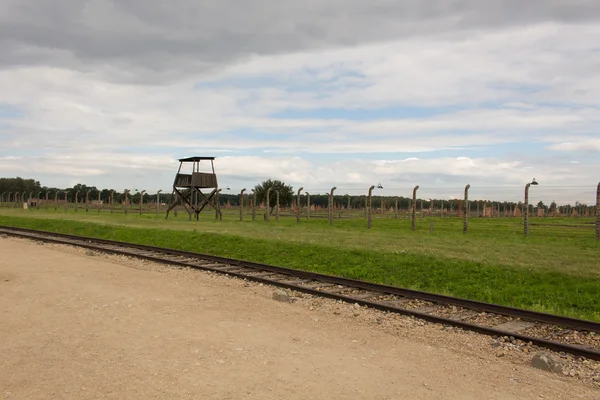 Tábor Osvětim birkenau — Stock fotografie