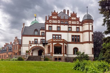 Schwerin, Wiligrad Sarayı Schwerin Gölü yakınında, Almanya 